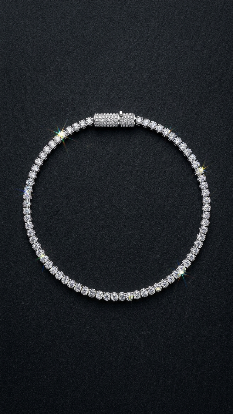 Diamond Tennis Bracelet - Lab Grown | Hero Shot